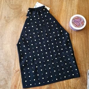 ZARA KNIT TOP WITH STUDS